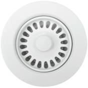 Blanco 3-1/2" Plastic Basket Strainer and Sink Flange (Not for use with Garbage Disposal) White