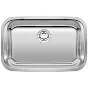 Blanco Stellar 28" Single Basin Undermount Stainless Steel Kitchen Sink Refined Brushed