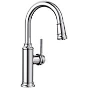 Blanco Empressa 1.5 GPM Single Hole Pull Down Bar Faucet Polished Chrome