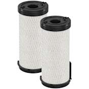 Blanco Replacement Filter Cartridge for Aqua UVC-AC Under Sink Water Filtration System - Set of 2 White