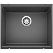 Blanco Precis 20-7/8" Undermount Single Basin SILGRANIT Kitchen Sink Anthracite
