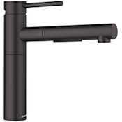 Blanco Alta II 1.5 GPM Single Hole Pull Out Kitchen Faucet Matte Black