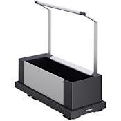 Blanco Storage Caddy 20 Kitchen Cabinet Organizer - Single Black