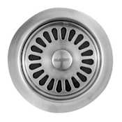 Blanco 3-1/2" Stainless Steel Disposal Flange and Basket Strainer Fits Over Existing Insinkerator Disposals Stainless Steel