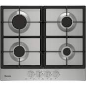 Blomberg 24 Inch Wide 4 Burner Natural Gas Cooktop Stainless Steel