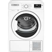 Blomberg 24 Inch Wide 4.5 Cu. Ft. Energy Star Certified Electric Ventless Heat Pump Dryer with Easy Iron Cycle White