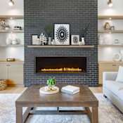 Bluegrass Living Envision 48 Inch Wide 35,000 BTU Vent Free Liquid Propane Fireplace Insert N/A
