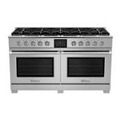 BlueStar 60 Inch Wide 10.2 Cu. Ft. Free Standing Dual Fuel Range with X-8 Sealed Burners (LP) Stainless Steel