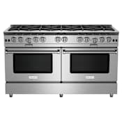 BlueStar Platinum Series 60 Inch Wide 9.2 Cu. Ft. Free Standing Liquid Propane Range Stainless Steel