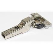 Blum BLUMOTION Partial Overlay Press-In Cabinet Door Hinges with 110-Degree Opening Angle - 10 Pack Nickel