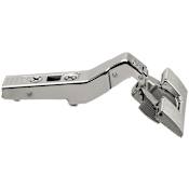 Blum CLIP Top 45-Degree Positive Angled INSERTA Cabinet Door Hinge with Self Close Function Nickel