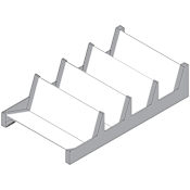 Blum AMBIA-LINE Spice Holder Drawer Insert Stainless Steel