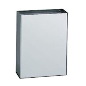 Bobrick ClassicSeries 14" W x 18" H Wall Mounted Waste Receptacle Satin