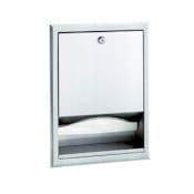Bobrick ClassicSeries Recessed 12-3/4" Paper Towel Dispenser Stainless Steel