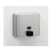 Bobrick ConturaSeries Wall Mounted Push Button Soap Dispenser Satin Stainless Steel