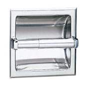 Bobrick Recessed Toilet Tissue Dispenser Stainless Steel