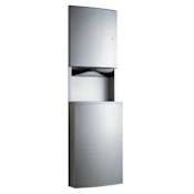 Bobrick ConturaSeries Paper Towel Dispenser / Waste Receptacle Stainless Steel