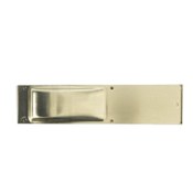 Bommer 2-3/4 Inch Tall Floor Plate for 7800 Series Door Pivot Hinges Bright Brass