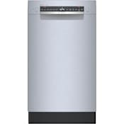 Bosch 800 Series 18 Inch Wide 10 Place Setting Built-In Fingerprint Resistant Front Control Dishwasher with CrystalDry and PrecisionWash Stainless Steel