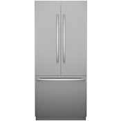 Bosch Benchmark 36 Inch Wide 20.1 Cu. Ft. Energy Star Certified Fingerprint Resistant French Door Refrigerator with VitaFresh and UltraClarityPro Stainless Steel