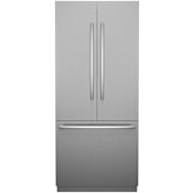 Bosch Benchmark 36 Inch Wide 20.1 Cu. Ft. Energy Star Certified French Door Refrigerator with VitaFresh and Adjustable Shelves Stainless Steel