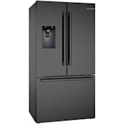 Bosch 500 Series 36 Inch Wide 21.6 Cu. Ft. Energy Star Certified Fingerprint Resistant French Door Refrigerator with MultiAirFlow and AirFresh Filter Black Stainless Steel