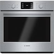 Bosch 500 Series 30 Inch Wide 4.6 Cu. Ft. Electric Single Oven with Broil Element and EcoClean Stainless Steel