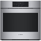 Bosch 800 Series 30 Inch Wide 4.6 Cu. Ft. Electric Single Oven with Warm Mode and Broil Element Stainless Steel