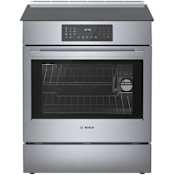 Bosch 800 Series 32 Inch Wide 4.6 Cu. Ft. Slide In Induction Range with SpeedBoost and Convection Pro Stainless Steel