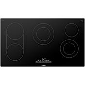 Bosch 800 Series 36 Inch Wide 5 Burner Electric Cooktop with PreciseSelect and SpeedBoost Black