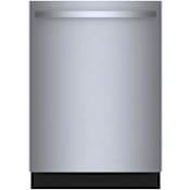 Bosch 500 Series 24 Inch Wide 16 Place Setting Built-In Fingerprint Resistant Top Control Dishwasher with AutoAir and PrecisionWash Stainless Steel