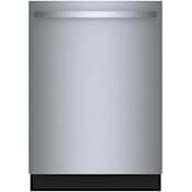 Bosch Benchmark® 24 Inch Wide 16 Place Setting Built-In Fingerprint Resistant Top Control Dishwasher with CrystalDry and PrecisionWash Stainless Steel