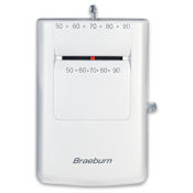 Braeburn Heating Only Mechanical Thermostat White