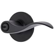 Brinks Raleigh Lever Set with Round Rose from the Transitional Collection Matte Black
