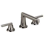 Brizo Levoir 1.2 GPM Standard Spout Widespread Bathroom Faucet with Pop-Up Drain Assembly Less Handles - Limited Lifetime Warranty Brilliance Black Onyx