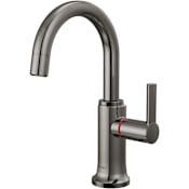 Brizo Kintsu 1 GPM Hot Water Dispenser with Arc Spout - Less Tank Brilliance Black Onyx
