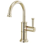 Brizo Artesso 1.0 GPM Single Hole Instant Hot Faucet Water Dispenser with Arc Spout - Less Tank Brilliance Polished Nickel