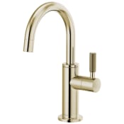 Brizo Litze 1.5 GPM Cold Only Water Dispenser Beverage Faucet with Arc Spout - RO Compatible Brilliance Polished Nickel