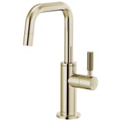 Brizo Litze 1.5 GPM Cold Only Water Dispenser Beverage Faucet with Square Spout - RO Compatible Brilliance Polished Nickel