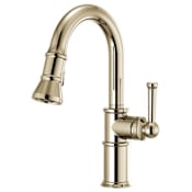 Brizo Artesso Pull Down Prep/Bar Faucet - Limited Lifetime Warranty Brilliance Polished Nickel