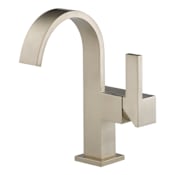 Brizo Siderna 1.2 GPM Single Hole Bathroom Faucet Less Drain Assembly - Limited Lifetime Warranty Brilliance Brushed Nickel