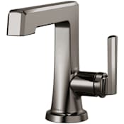 Brizo Levoir 1.5 GPM Single Hole Bathroom Faucet Pop-Up Drain Assembly Included - Limited Lifetime Warranty Brilliance Black Onyx