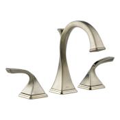 Brizo Virage 1.2 GPM Widespread Bathroom Faucet with Pop-Up Drain Assembly - Limited Lifetime Warranty Brilliance Brushed Nickel