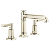 Brizo Invari 1.2 GPM Widespread Bathroom Faucet with Pop-Up Drain Assembly Less Handles - Limited Lifetime Warranty Brilliance Polished Nickel
