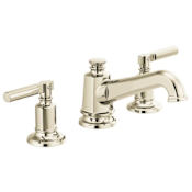 Brizo Invari 1.2 GPM Widespread Bathroom Faucet with Pop-Up Drain Assembly Less Handles - Limited Lifetime Warranty Brilliance Polished Nickel