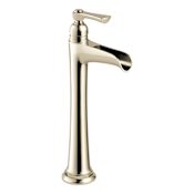 Brizo Rook 1.5 GPM Single Hole Bathroom Faucet Less Drain Assembly - Limited Lifetime Warranty Brilliance Polished Nickel