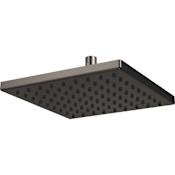 Brizo Essential Shower 1.75 GPM 10" Single Function Square Raincan Shower Head Brilliance Black Onyx