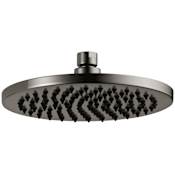 Brizo Essential 2.5 GPM Single Function Rain Shower Head Brilliance Black Onyx