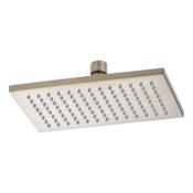 Brizo Siderna 8-11/16" x 5-3/4" Single Function Ceiling Mount Raincan Shower Head - 1.75 GPM Brilliance Brushed Nickel