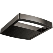 Brizo Kintsu 14" 2.5 GPM Square Multifunction Raincan Showerhead - Less Shower Arm and Rough In Brilliance Black Onyx